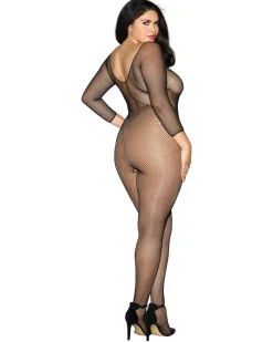 Dreamgirl Fishnet Crotchless Bodystocking