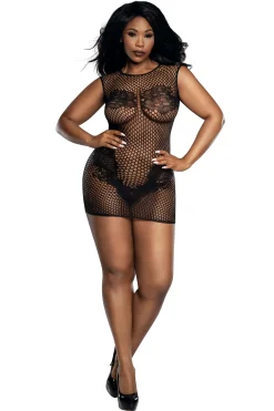 Dreamgirl Fishnet Lingerie Dress