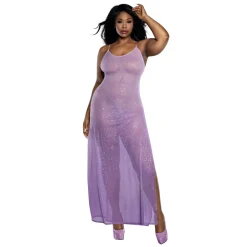 Dreamgirl Lily Glittered Ombre Mesh Gown