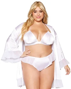 Dreamgirl Satin Robe Set