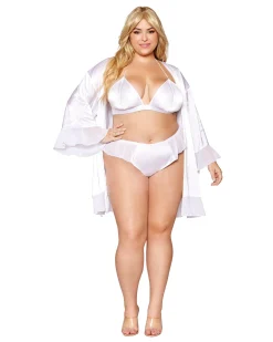 Dreamgirl Satin Robe Set