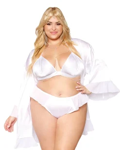 Dreamgirl Satin Robe Set