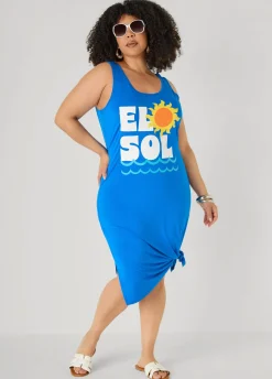 El Sol Midi Tank Dress