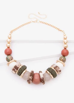 Embellished Beaded Necklace
