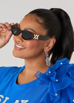 Embellished Cat Eye Sunglasses