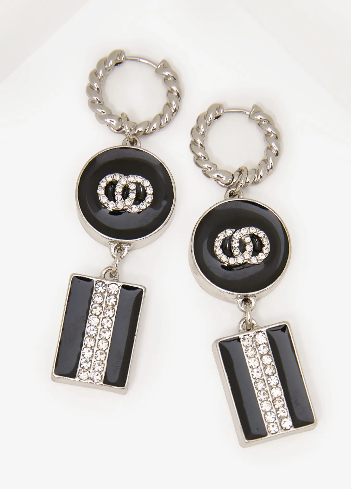 Embellished Rings Drop Earrings