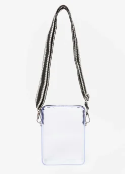 Embroidered Clear Camera Bag