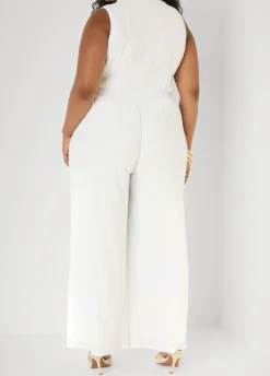 Eyelet Straight Leg Pants
