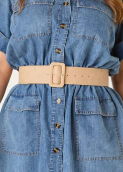 Faux Leather Belt
