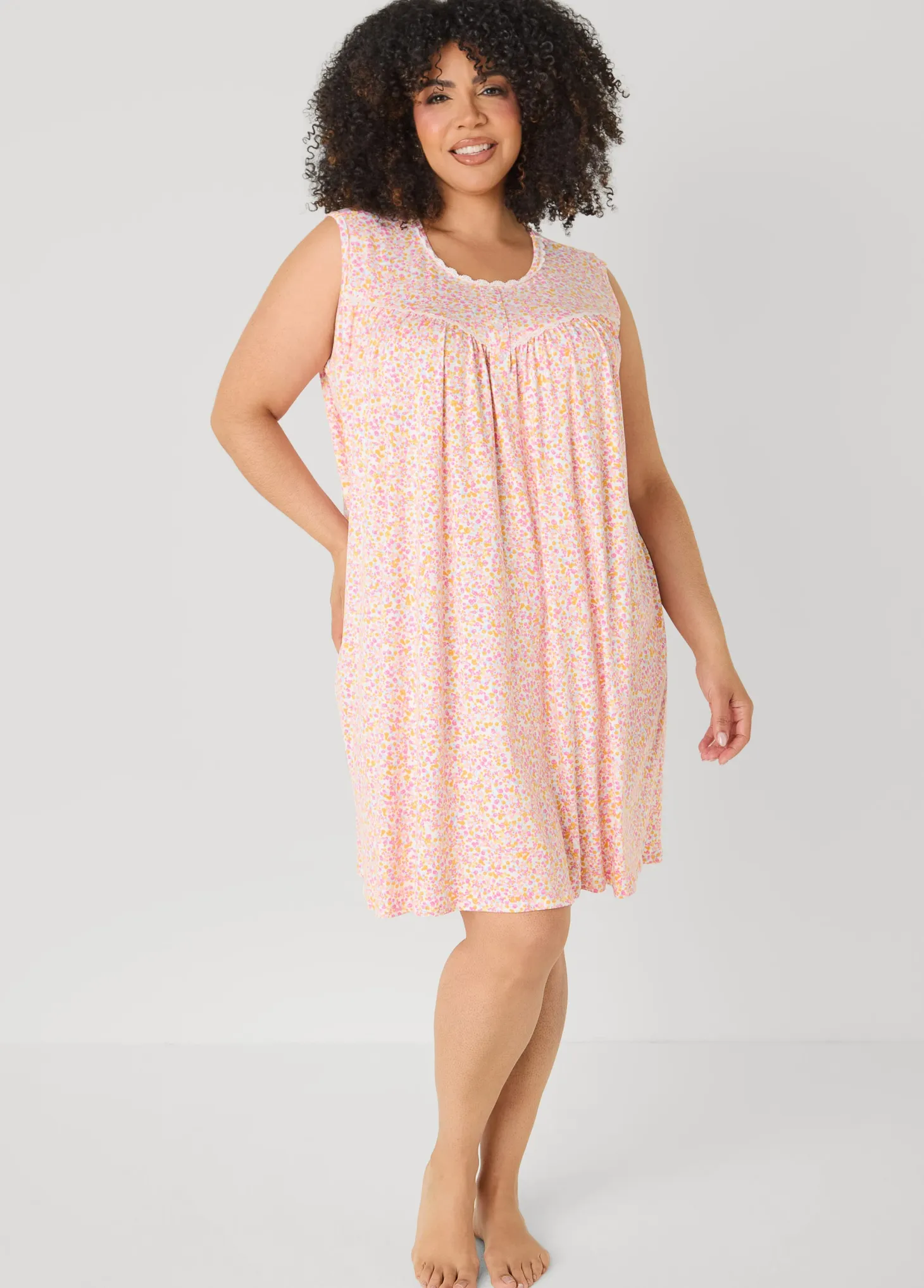 Floral Moon To Noon Nightgown