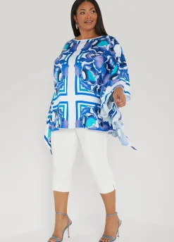 Floral Satin Tunic