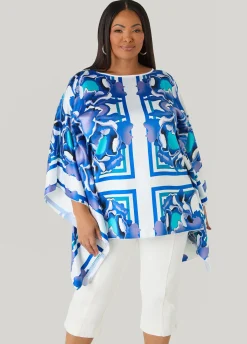 Floral Satin Tunic