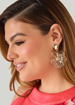 Flower Drop Earrings