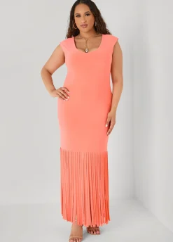 Fringed Maxi Dress