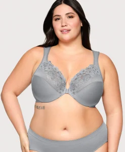 Front-Closure Cotton WonderWire Bra