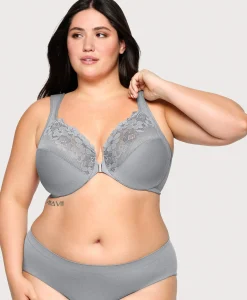 Front-Closure Cotton WonderWire Bra