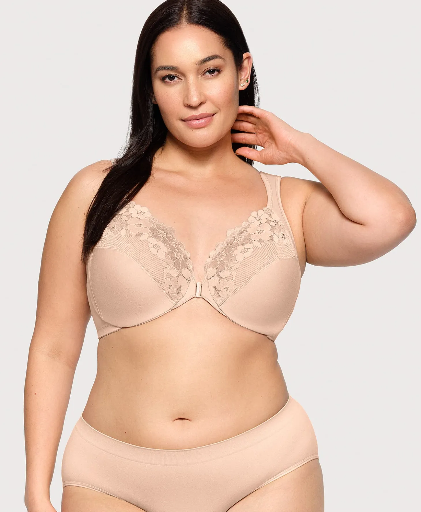 Front-Closure Cotton WonderWire Bra