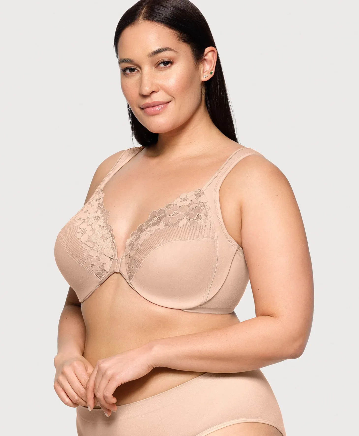 Front-Closure Cotton WonderWire Bra