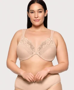 Front-Closure Cotton WonderWire Bra