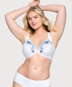 Front-Closure Cotton WonderWire Bra
