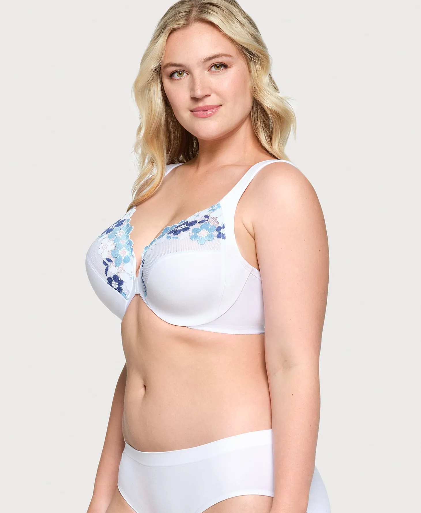Front-Closure Cotton WonderWire Bra