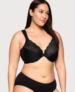 Front-Closure Posture Back WonderWire Lace Bra