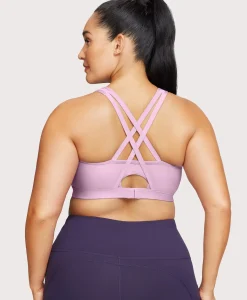 Front-Closure Zip Up Sports Bra