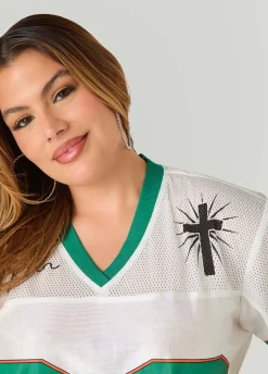 God Has A Plan Printed Jersey