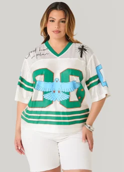 God Has A Plan Printed Jersey