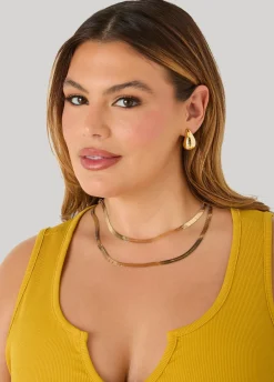 Herringbone Necklace Set