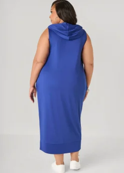 Hooded Maxi Cocoon Dress