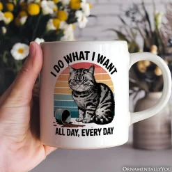 I Do What I Want Ceramic Mug