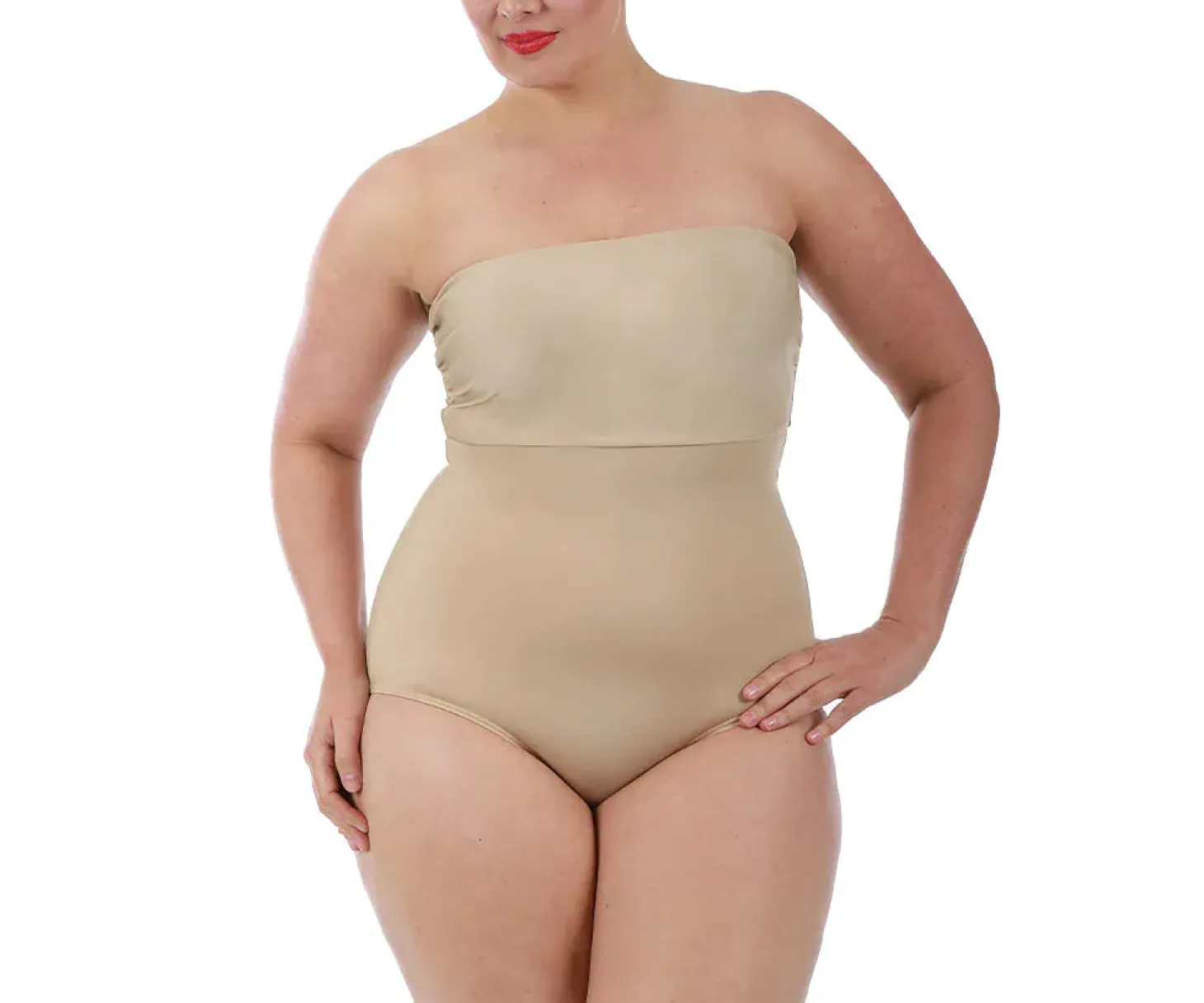 InstantFigure Bandeau Shapewear Bodysuit