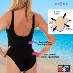 InstantFigure Faux Wrap Swimsuit
