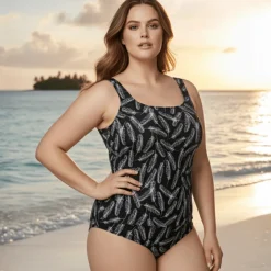 InstantFigure Feathers Hipster Swim Bottoms