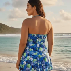 InstantFigure Floral Print Swimdress
