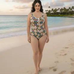InstantFigure Hawaii Scoop Back Swimsuit