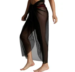 InstantFigure Long Mesh Cover Up Sarong