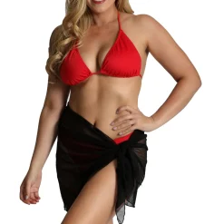 InstantFigure Mesh Cover Up Sarong