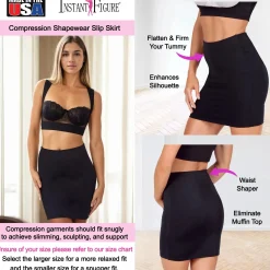 InstantFigure Shapewear Slip Skirt