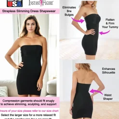 InstantFigure Shapewear Strapless Dress