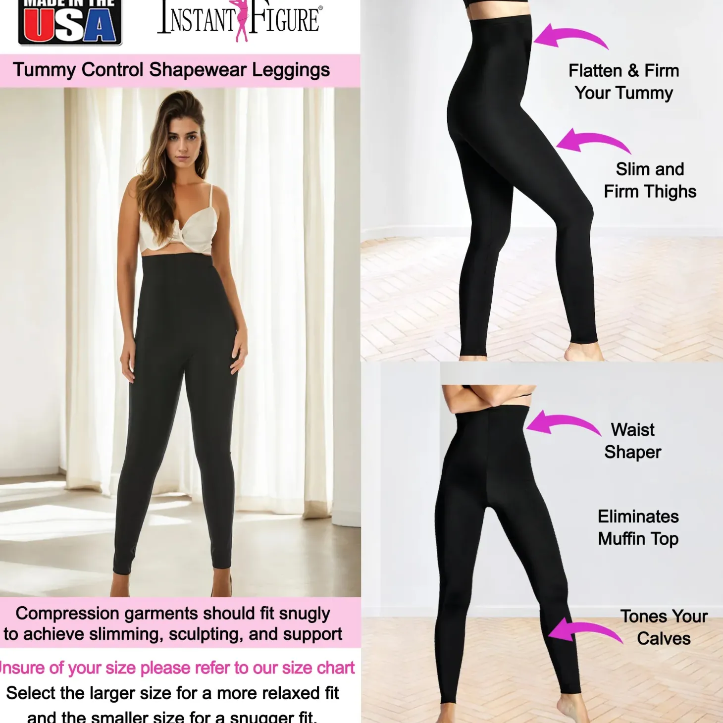 InstantFigure Tummy Control Leggings