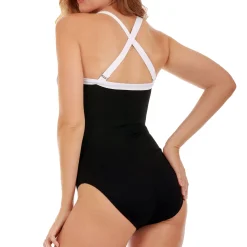 InstantFigure Two Tone Swimsuit