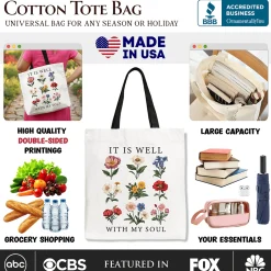 It Is Well With My Soul Tote Bag