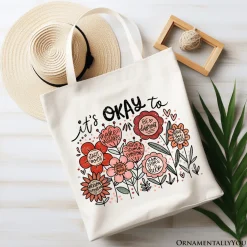 Its Okay Canvas Tote Bag