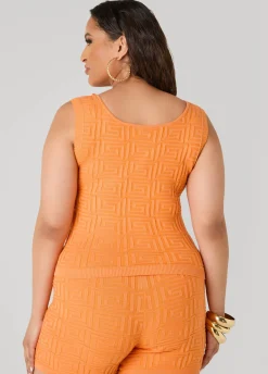 Jacquard Tank Top