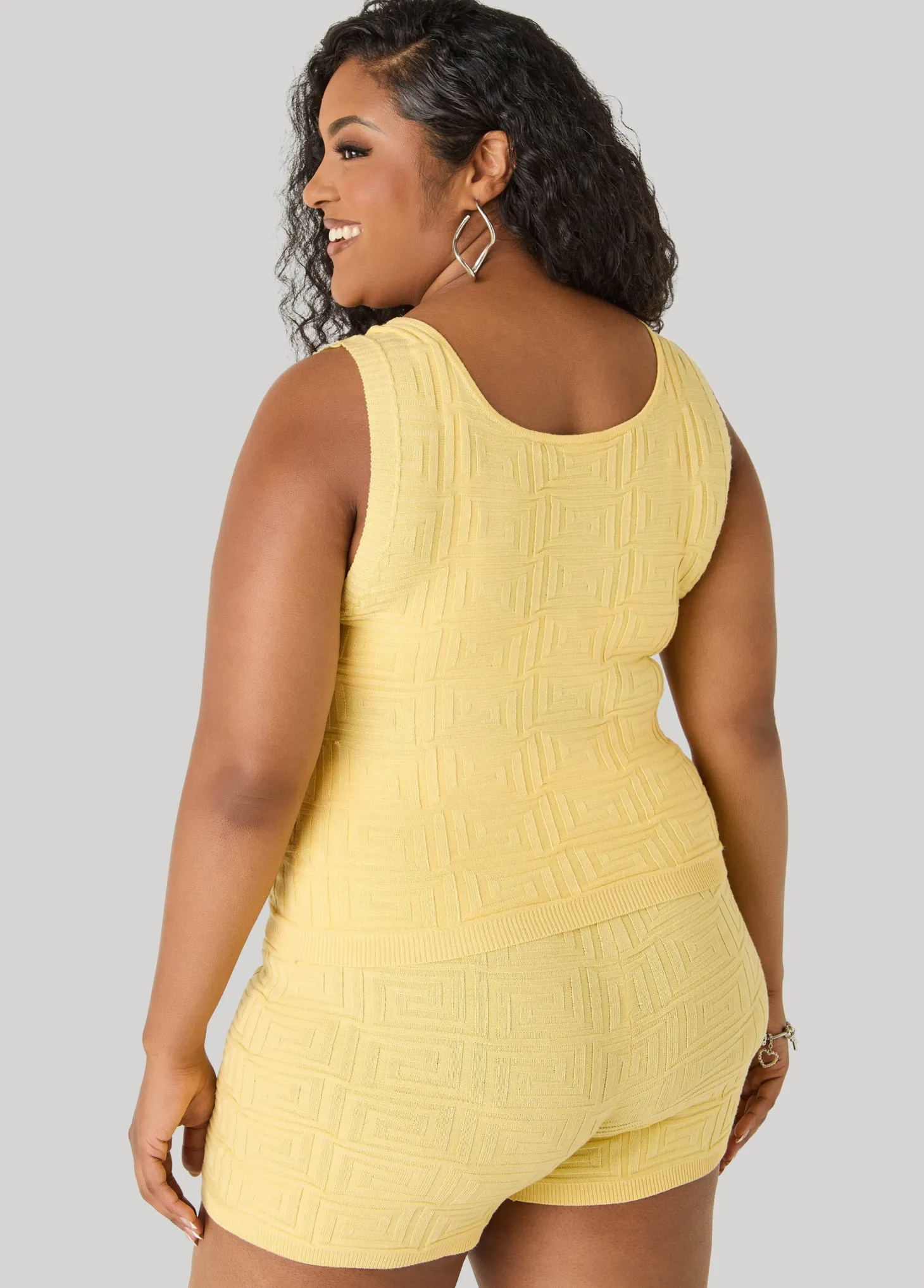 Jacquard Tank Top
