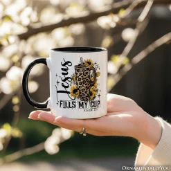 Jesus Fills My Cup Ceramic Mug