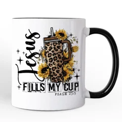 Jesus Fills My Cup Ceramic Mug