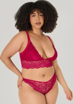 Lace Bralette Two Piece Set